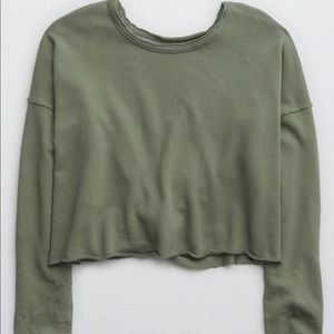 Open back aerie sweater